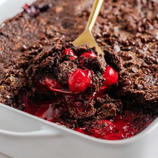 Chocolate Cherry Dump Cake