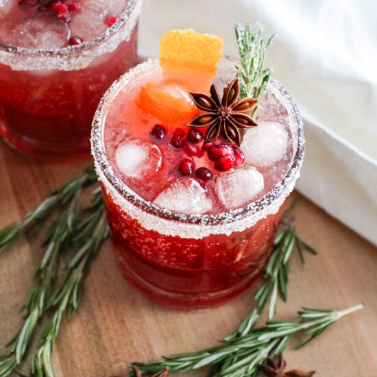 Cranberry Pomegranate Mocktail