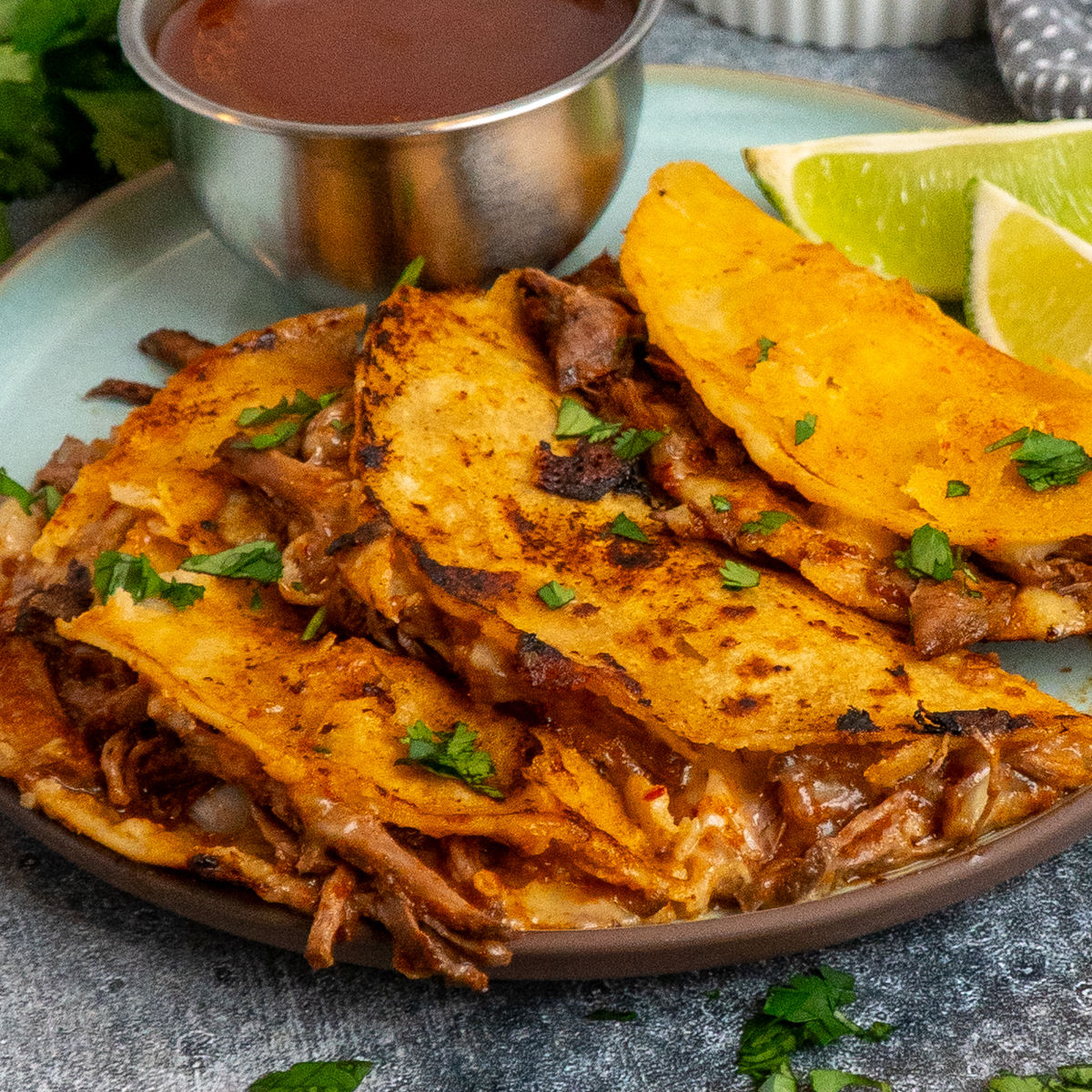 Crock Pot Birria Tacos