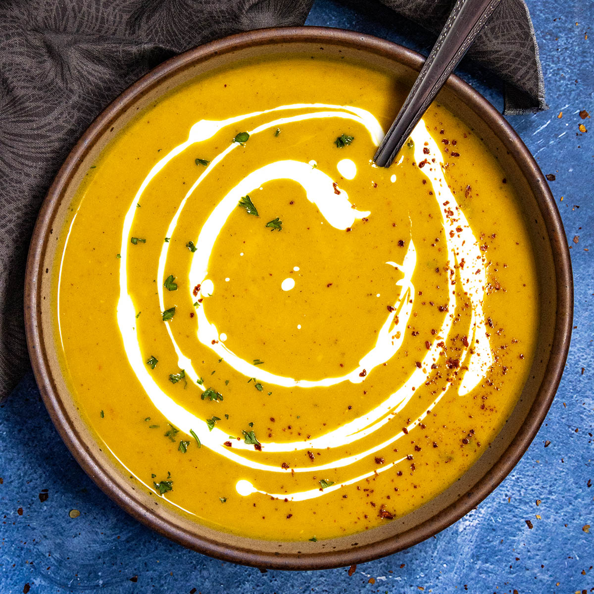 Curried Butternut Squash Soup