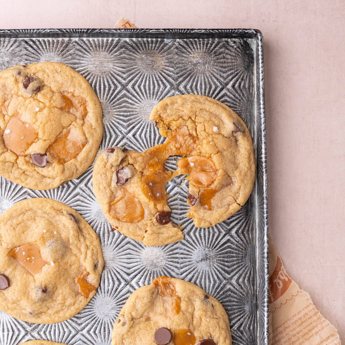 Easy Caramel Chocolate Chip Cookies