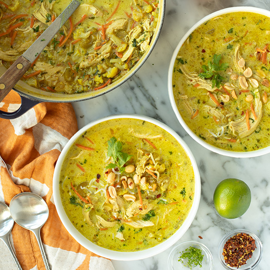 Creamy Coconut Curry Chicken Soup