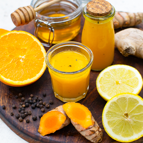 Easy Ginger Turmeric Shot