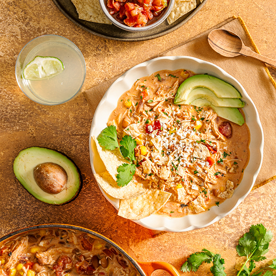 Creamy Chipotle Chicken Taco Soup
