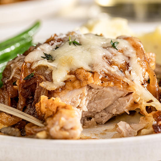 One Pan French Onion Chicken