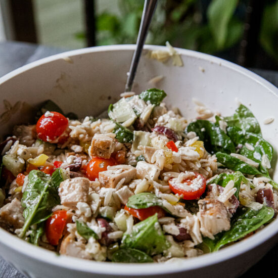 Greek Orzo Pasta Salad