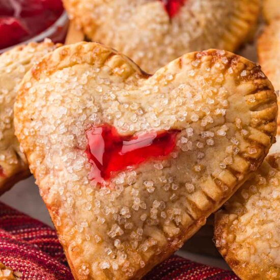 Heart Shaped Cherry Hand Pies