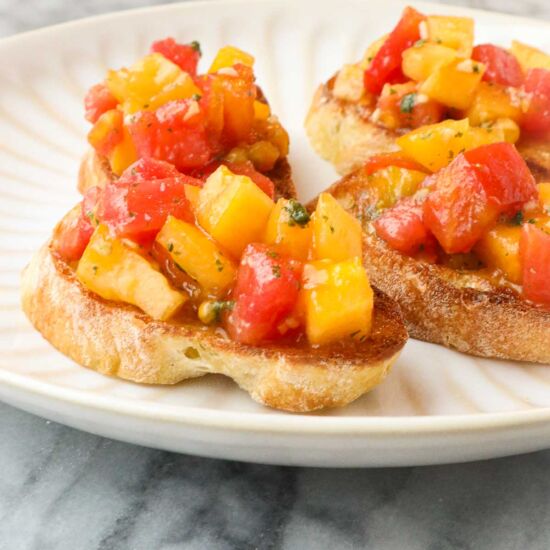 Heirloom Tomato Bruschetta
