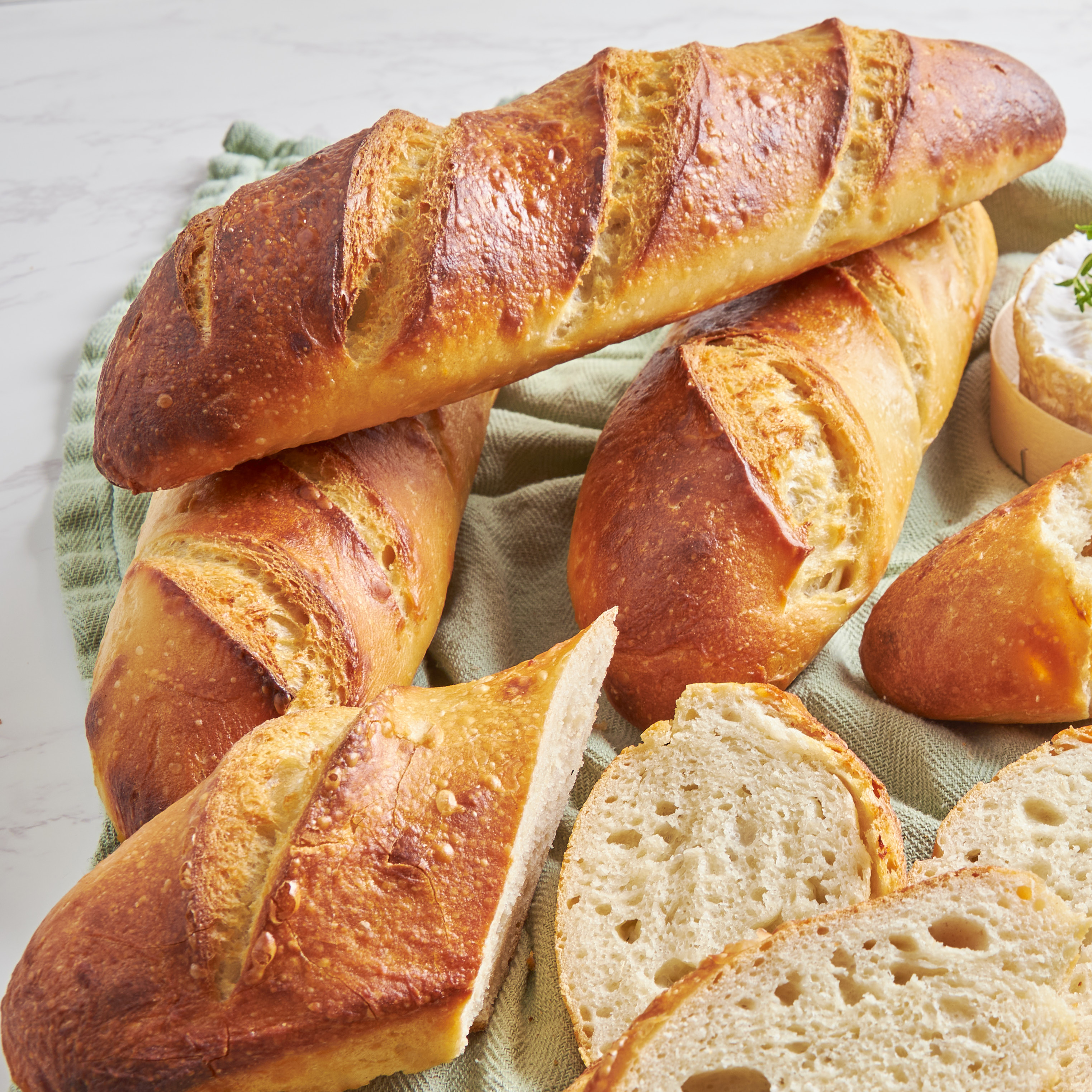 High Protein Sourdough Baguette