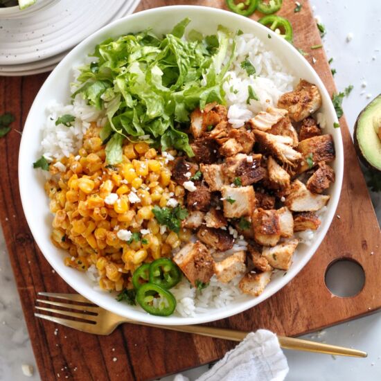 Honey Chipotle Chicken Bowls