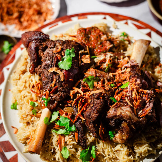 Yemeni Mandi with Lamb Shanks