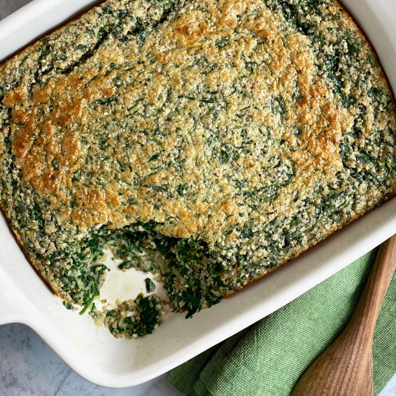Spinach Spoon Bread