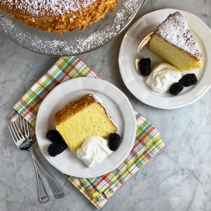 Orange Glow Chiffon Cake