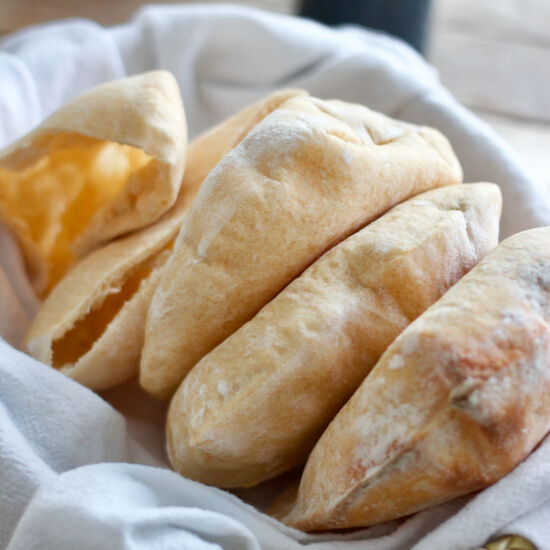 Homemade Whole Wheat Pita Bread