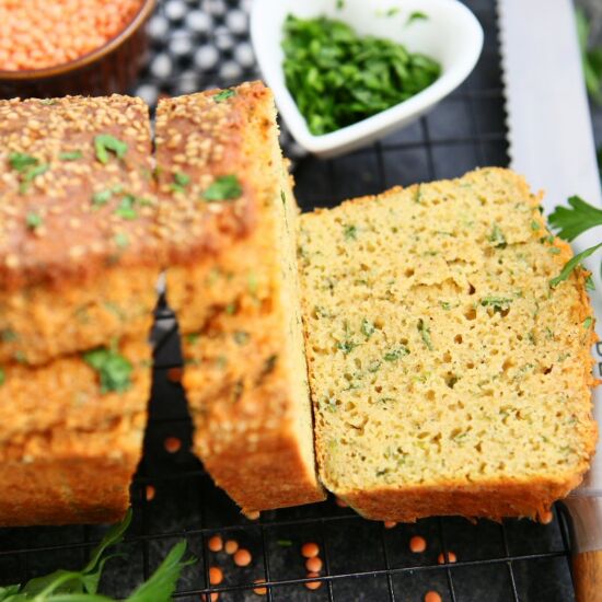 Savoury Red Lentil Bread