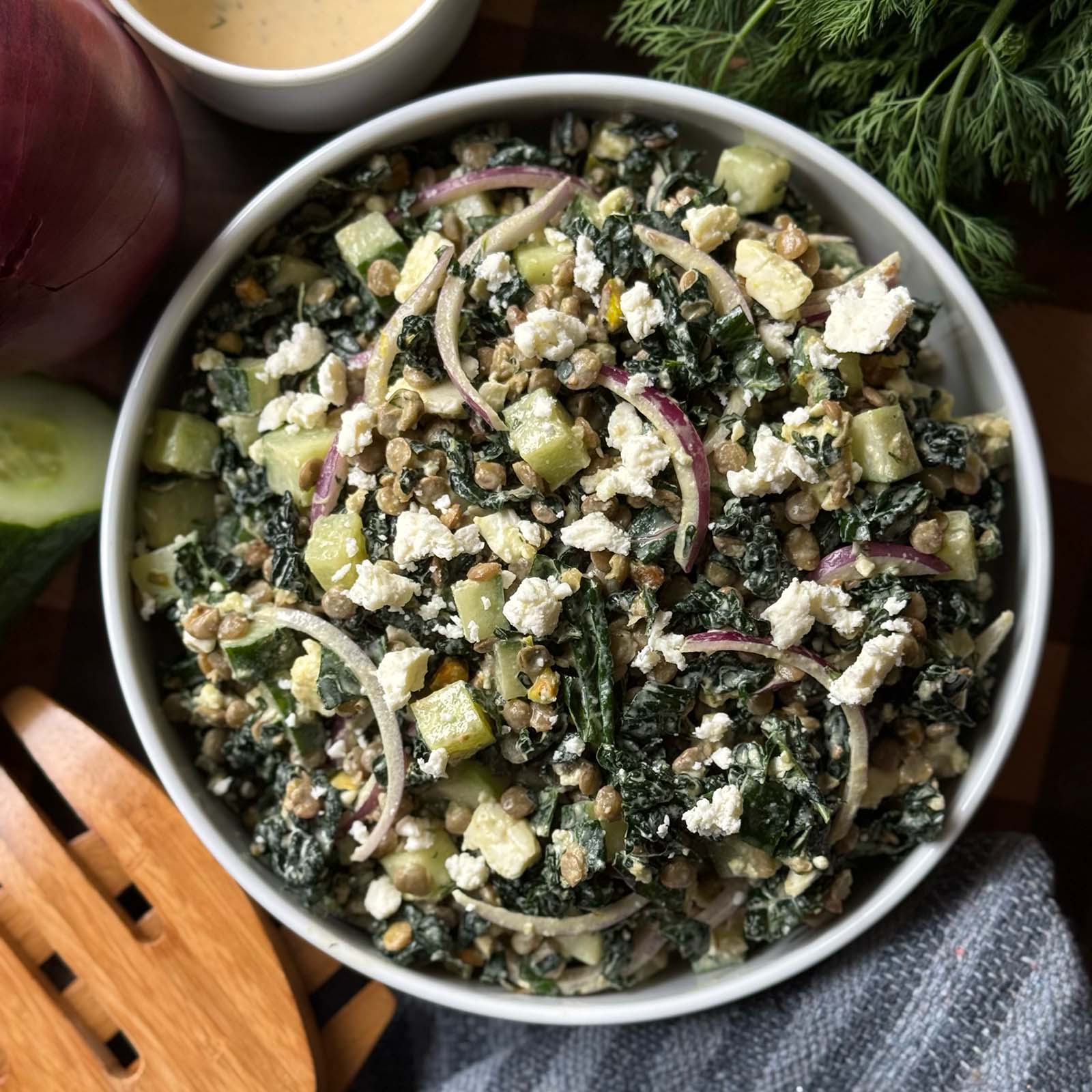 Kale and Lentil Salad