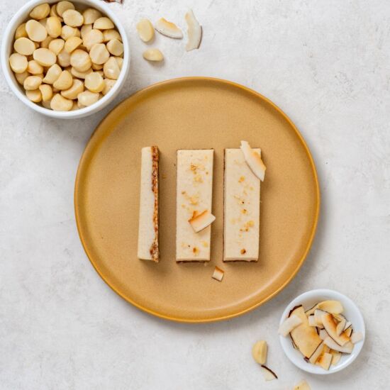 Lemon Macadamia Slice
