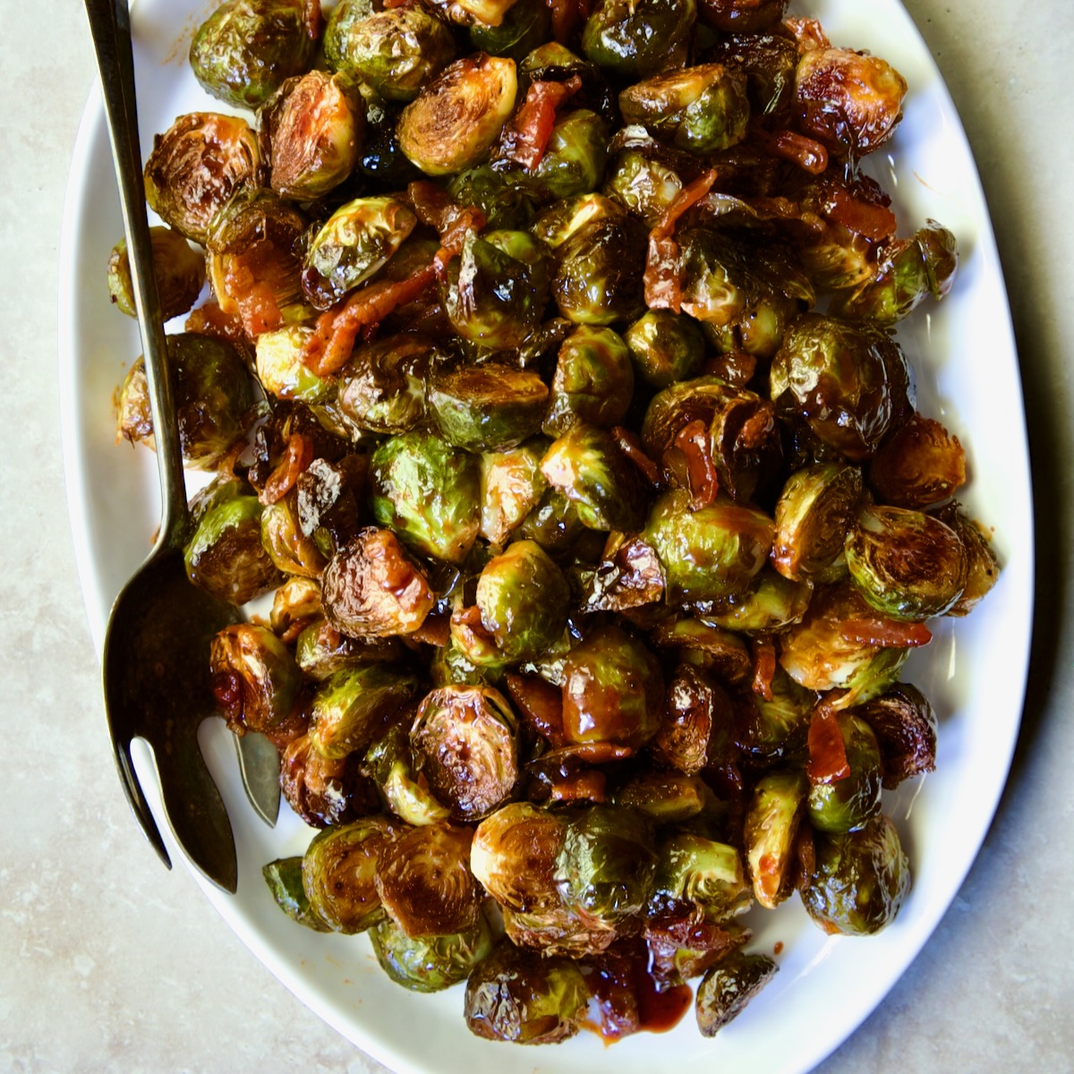 Maple Gochujang Brussels Sprouts