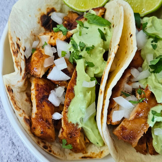 Maple Chipotle Chicken Tacos