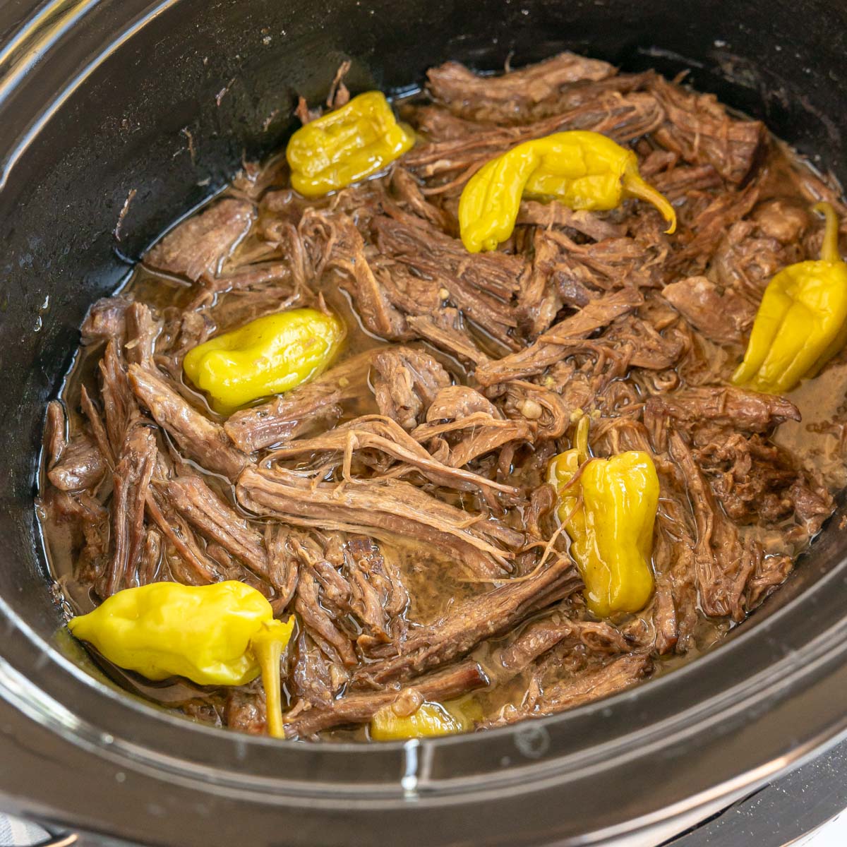 Slow Cooker Mississippi Pot Roast