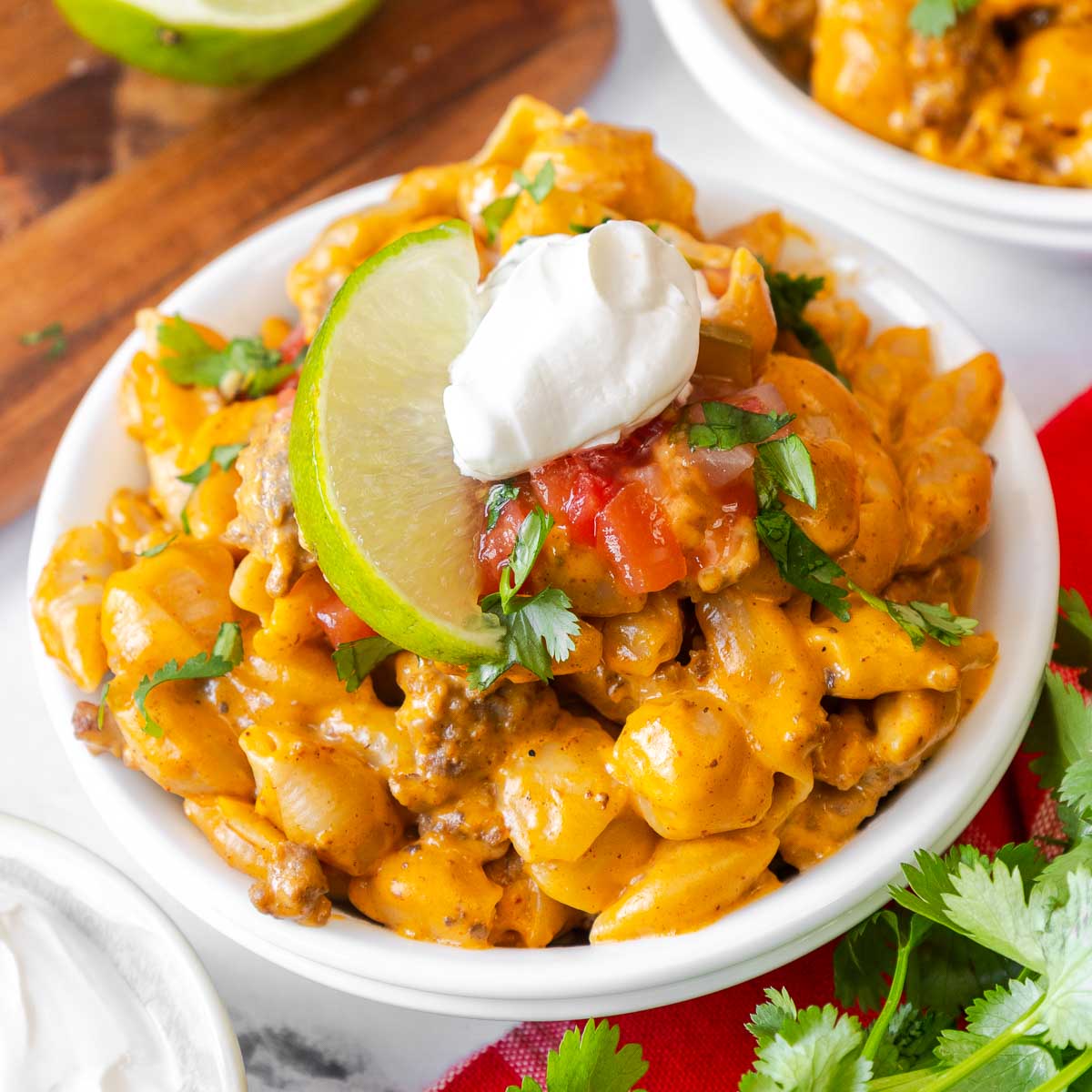 One Pot Taco Mac and Cheese