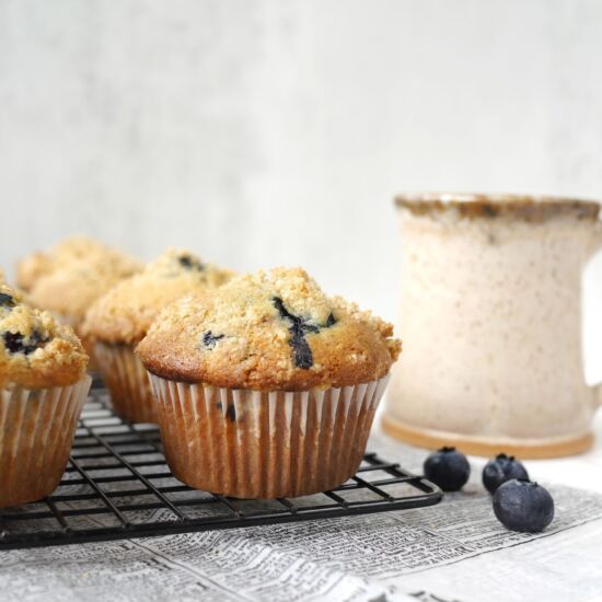 Best Buttermilk Blueberry Muffins