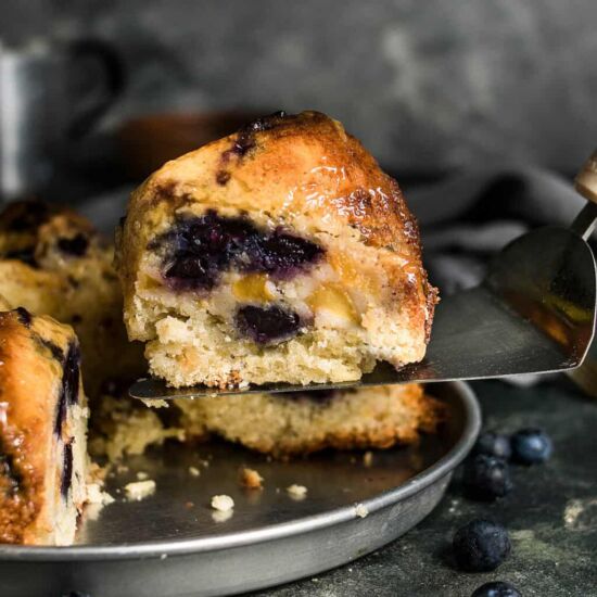 Peach Blueberry Bundt Cake