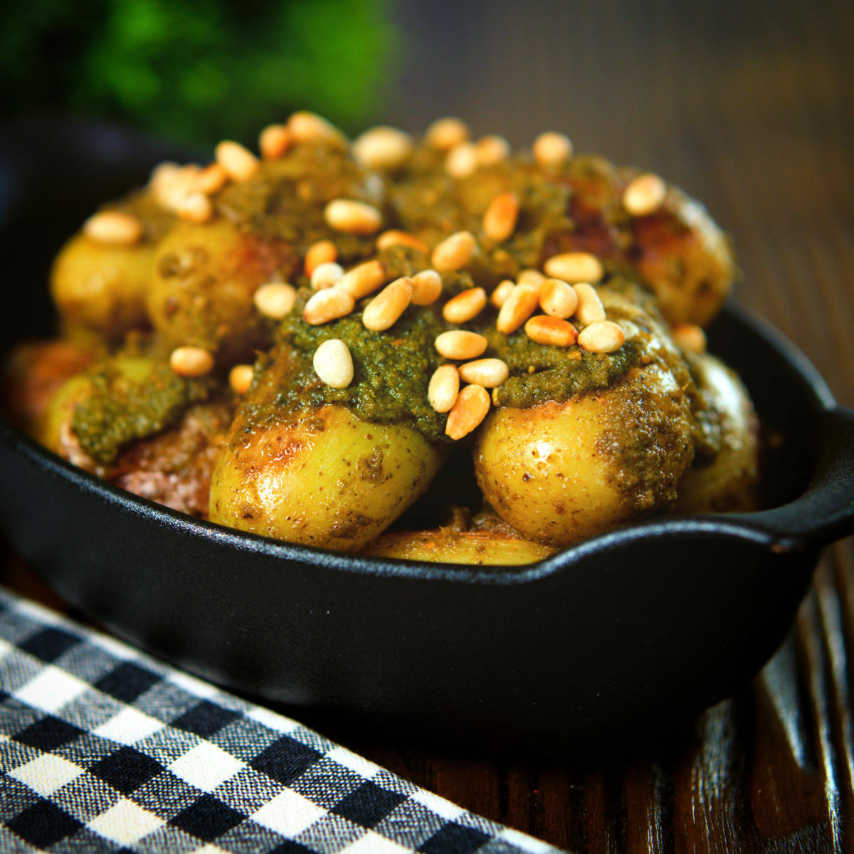 Brown Butter and Pesto Potatoes