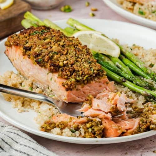 Pistachio Crusted Salmon