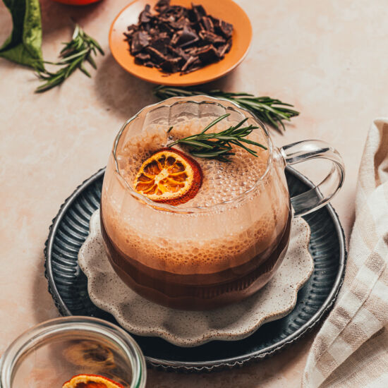 Rosemary Orange Hot Chocolate