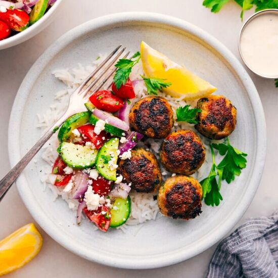Greek Turkey Meatballs