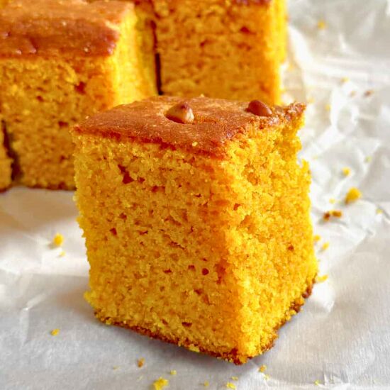 Sfouf (Lebanese Turmeric Cake)