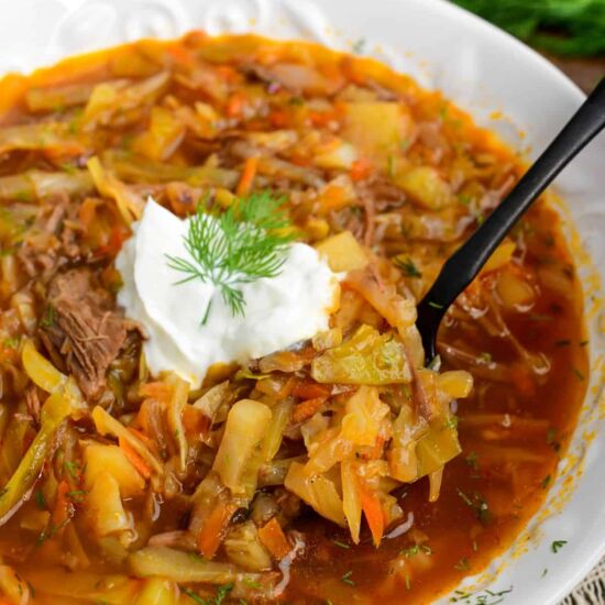 Beef and Cabbage Soup (Shchi)