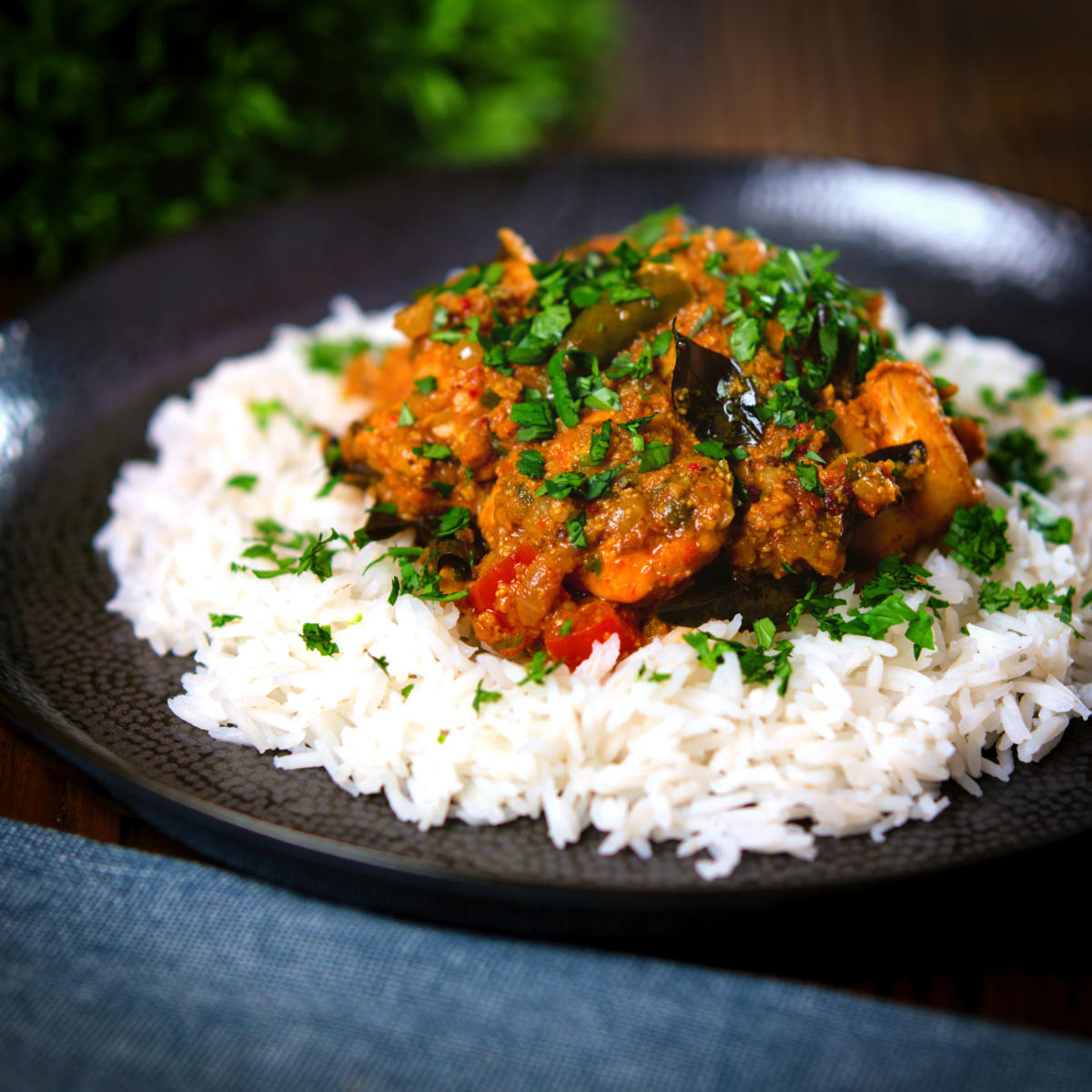 Spicy Andhra Style Chicken Curry