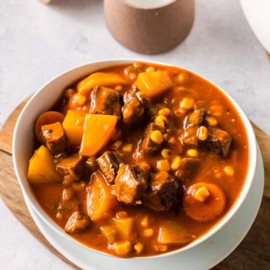 Leftover Steak Soup