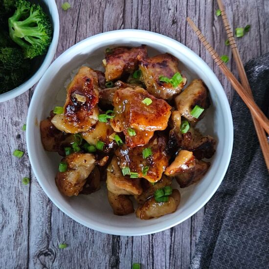 Sticky Honey Ginger Chicken