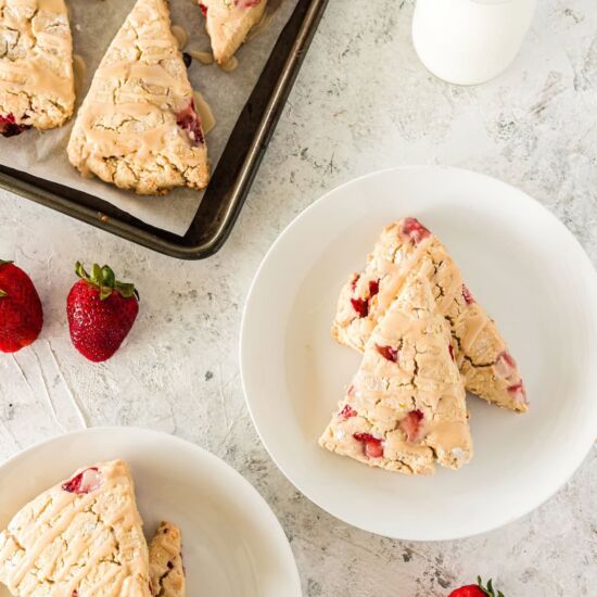 Gluten-Free Strawberry Scones