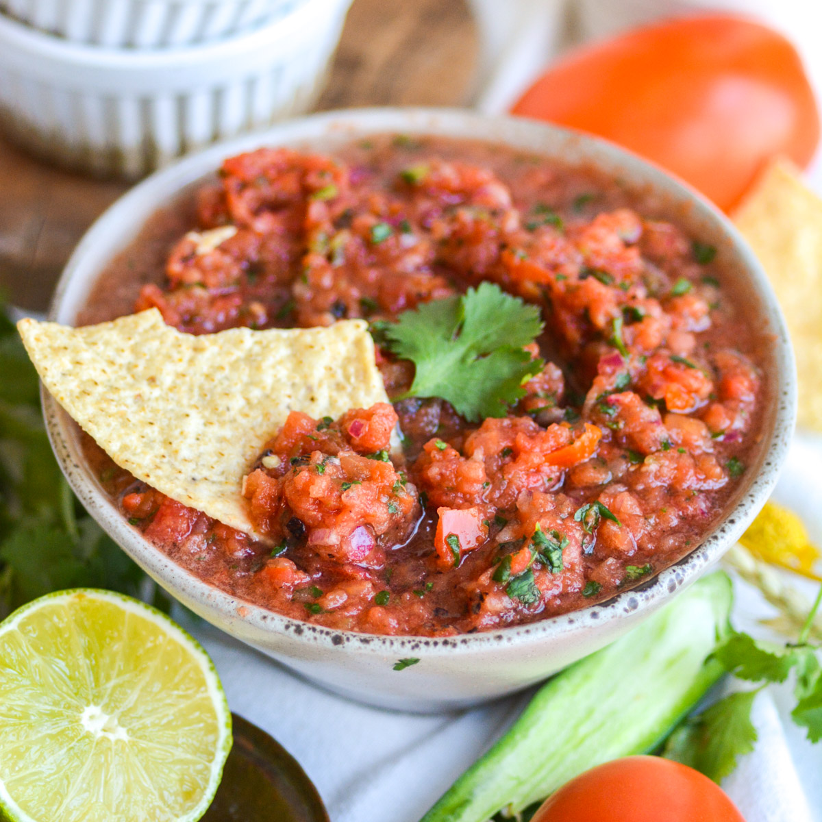 Homemade Blender Salsa