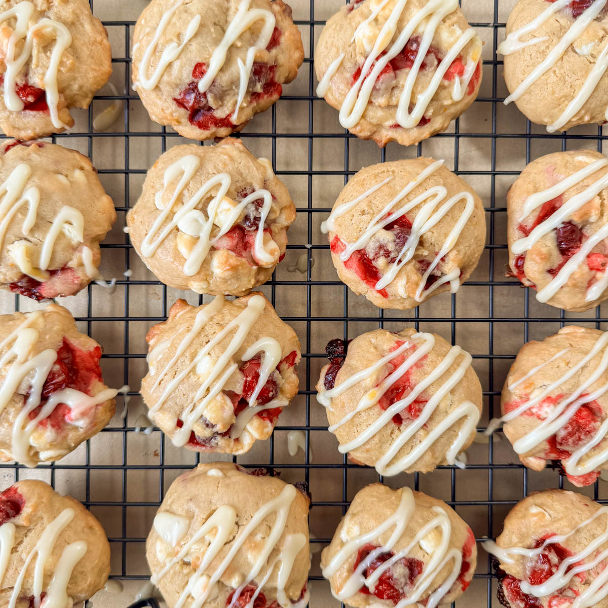 White Chocolate Cranberry Cookies