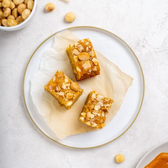 Pumpkin Macadamia Bars