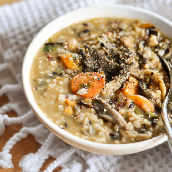 Wild Rice & Mushroom Soup