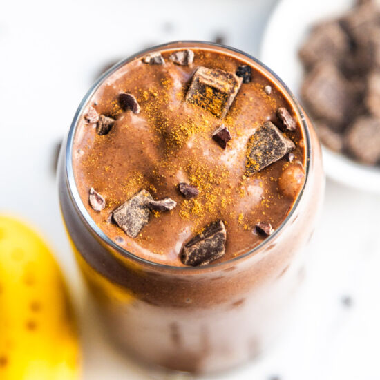 Chocolate PB Banana Smoothie