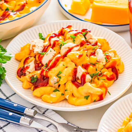 BBQ Chicken Mac & Cheese