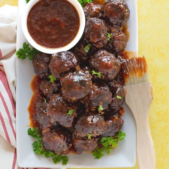 Barbeque Meatballs Slow Cooker