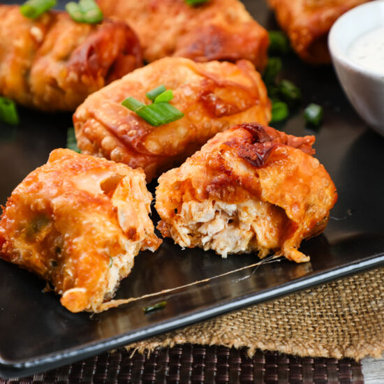 Buffalo Chicken Egg Rolls