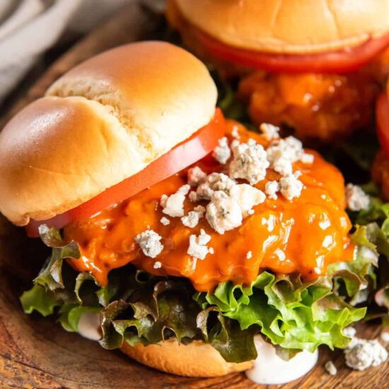 Crispy Buffalo Chicken Sandwiches