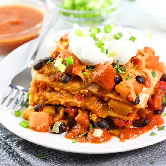 Butternut Enchilada Casserole