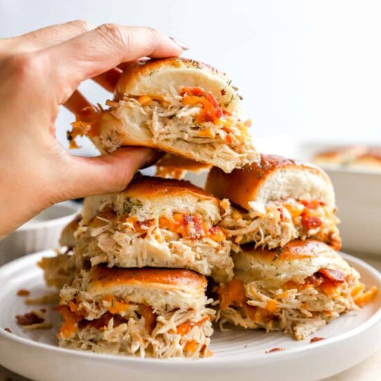 Chicken Bacon Ranch Sliders