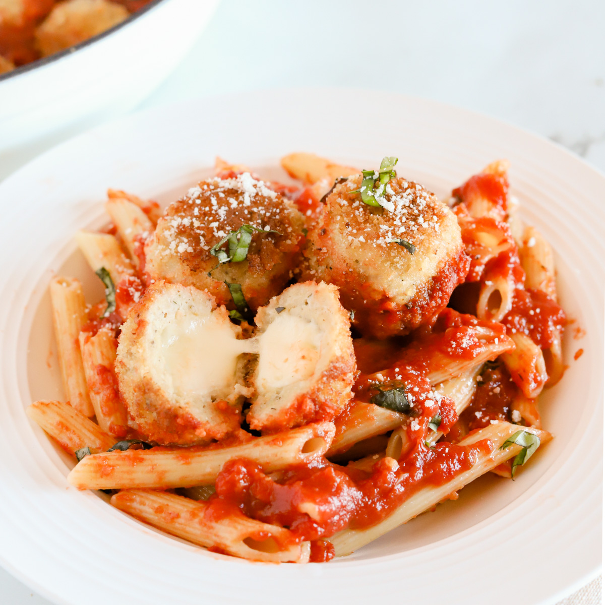 Chicken Parmesan Meatballs