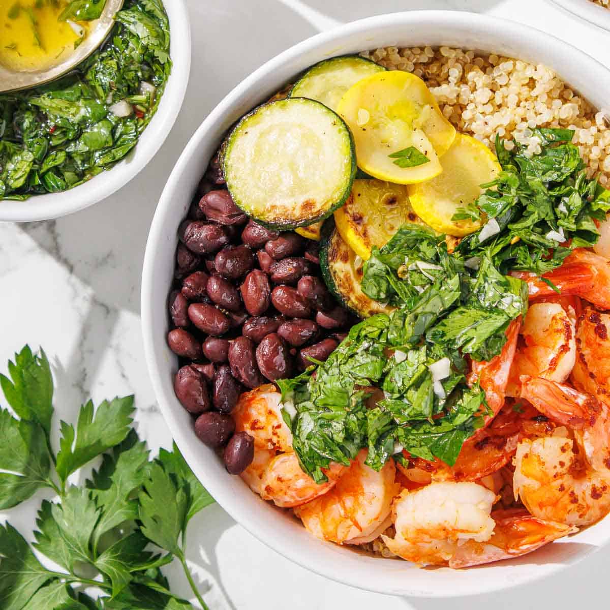 Chimichurri Shrimp Bowl